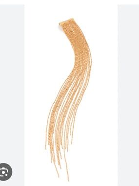 Lelet NY chain chain gold dangling clip braid in hair piece